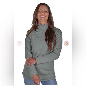 Charles River asymmetrical sweatshirt-Small Gray